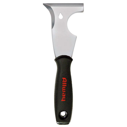 ALLWAY DSXG1 6-in-1 Painter's Multi Tool | Soft-Grip Handle, Built-in Hammer End - style: 6-in-1
