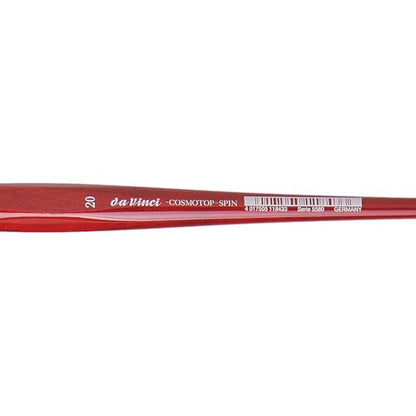 da Vinci Watercolor Series 5580 CosmoTop Spin Paint Brush, Round Synthetic with Red Handle, Size 20 (5580-20) - size: Size 20, style: Round