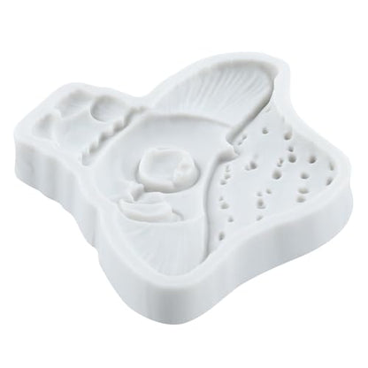 Cartoon Mushroom Silicone Mold Mushroom Polymer Clay Molds for DIY Crafts Epoxy Resin Casting Air Dry Polymer Clay Plaster Jewelry Making - color: Style D