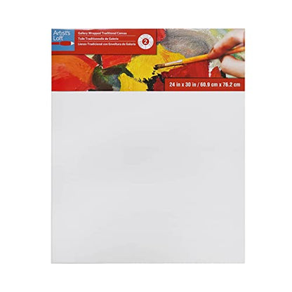 Artist's Loft Level 2 Gallery Wrapped Traditional Canvas, 12 Pack - size: 24 x 30