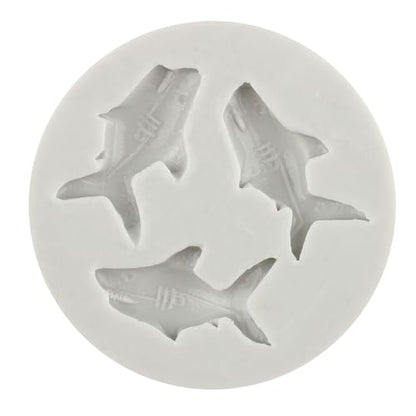 Sea Animal Polymer Clay Mold Shark Silicone Molds for DIY Crafts Air Dry Plaster Polymer Clay Epoxy Resin Casting Jewelry Making - color: Style A