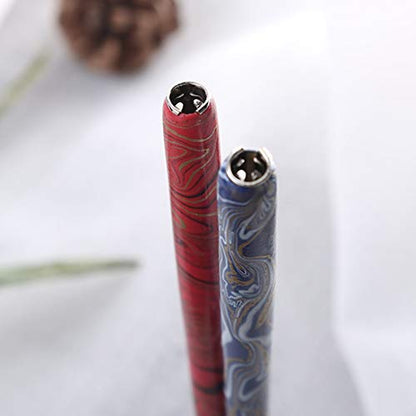 Calligraphy Pen Nib Holder Pen Nib Holder 6.5'' Fit For Various Dip Pen Nibs Artist Art Drawing Supplies Dip Pen Pen Holder For Desk Gradient Color Star Glass Dip Pen - color: Red
