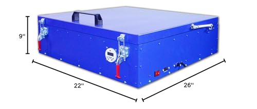 110v Screen Printing Uv Exposure Unit Plate Burning with Cover & 8 Tubes Area 20"24"
