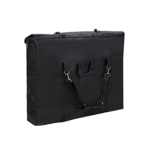 Premium Oversized Art Portfolio Case 24 x 36 x 6 Inch (25" x 37" Actual) - Waterproof - Soft Sided - Frames, LCD Screens, Monitors, TVs, Solar Panel - Shoulder Strap & Carry Handles - size: 24 x 36