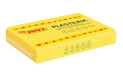 Jovi - Modeling Clay, 3 Pounds Total, 4 Non-Drying Yellow Bars, 0.77lb Each | Professional Arts and Crafts Non-Toxic and Gluten Free plasticine - color: Yellow