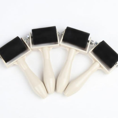 QUMIIRITY Rubber Roller for Art 10pcs Ink Applicator Oil Painting Roller Printmaking Tool for Crafting and Gel Printing