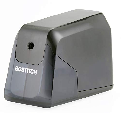 Bostitch Office Battery Pencil Sharpener, 4X Longer Cutter Life, Tip Saver Technology, Black (BPS4-BLK) - color: Black