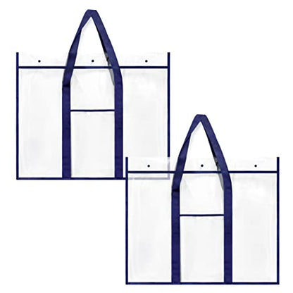 2 Pack Bulletin Board Poster Art PVC Storage Pocket Chart with Accessories’ Pocket (30.5" x 24.8") - size: 2 Pack