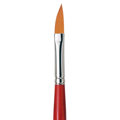 da Vinci Watercolor Series 5587 CosmoTop Spin Paint Brush, Slant Liner Synthetic with Red Handle, Size 10 (5587-10) - size: Size 10, style: Slant Liner