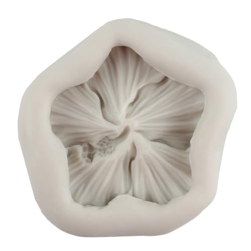 Hibiscus Flower Polymer Clay Mold Hibiscus Silicone Molds for DIY Crafts Epoxy Resin Casting Air Dry Polymer Clay Plaster Jewelry Making - color: Style O