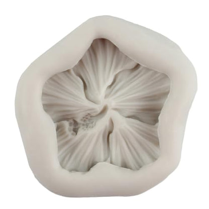 Hibiscus Flower Polymer Clay Mold Hibiscus Silicone Molds for DIY Crafts Epoxy Resin Casting Air Dry Polymer Clay Plaster Jewelry Making - color: Style O