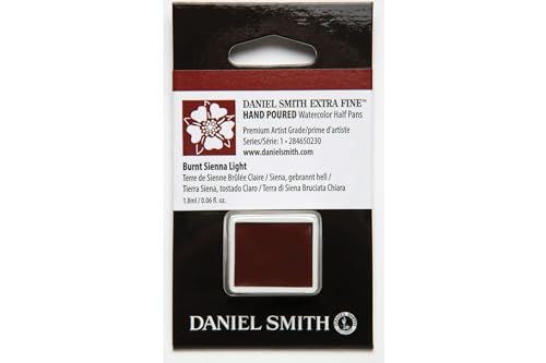 Daniel Smith Watercolor Half Pan (Burnt Sienna Light) 284650230 - color: Burnet Sienna Light