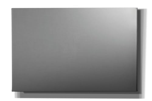 Epic Art Group Artist Stretched Silver Foil Canvas, 8"x12"x0.75" Great for Acrylic Paint - color: Silver, size: 8x12