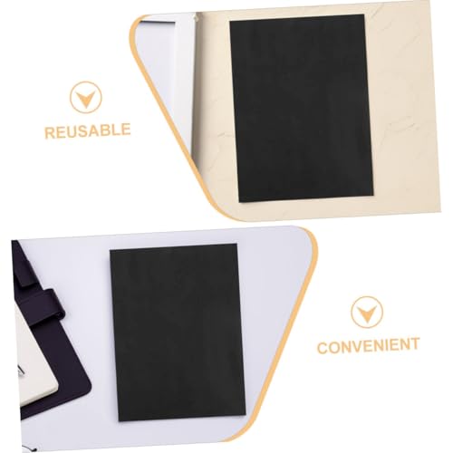 NUOBESTY Graphite Transfer Paper 55pcs A4 Sheets Dual-tip Pens for Copy Trace Embroidery