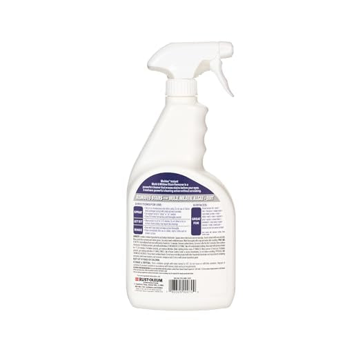 Moldex® Mold & Mildew Surface Stain Cleaner with Bleach, 32 oz – Fast Acting Spray for Tile, Grout, Siding and Outdoor Surfaces