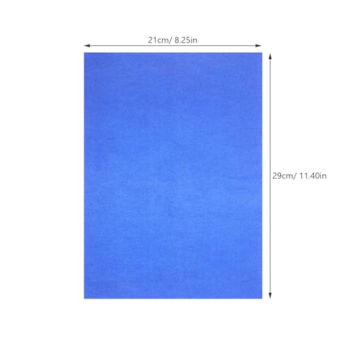 TEHAUX 50 Sheets One-Side Transfer Carbon Paper A4 Blue Graphite Tracing Paper for Artists and Crafts Pattern Transfer Drawing Supplies