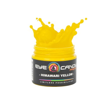 Eye Candy Resin Pigment Paste – Highly Pigmented Epoxy Color, 2 oz, Solid Non-Metallic, Mixable for Custom Shades (Himawari Yellow) - color: Himawari Yellow