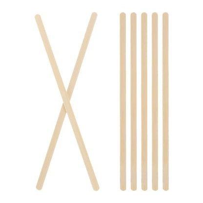 DMiotech 50 Pack 7" x 0.2" Paint Stir Sticks,Strong Natural Craft Sticks,Wooden Paint Stirrers Mixing Stick for Epoxy Resin and Making DIY Craft,Wood Color