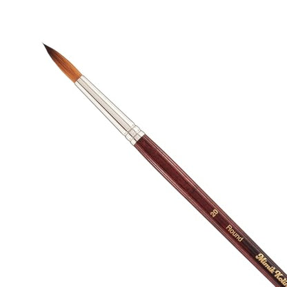 Creative Mark Mimik Kolinsky Watercolor Brush - # 20 Round - Long Handle Synthetic Paint Brush - Handmade in Germany - Synthetic Sable Paint Brushes for Professional Artists - Animal-Friendly - size: 20