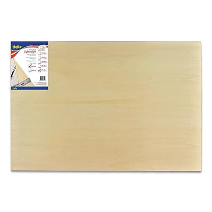 Maped - Helix Wooden Lightweight Drawing Board 24 x 36 Inch - Students and Artists - Sketching Outdoors - Lightweight Portability - Premium All-Wooden Construction, Sanded Basswood, Air-Tite core - size: 24” x 36”, style: Plain Edge