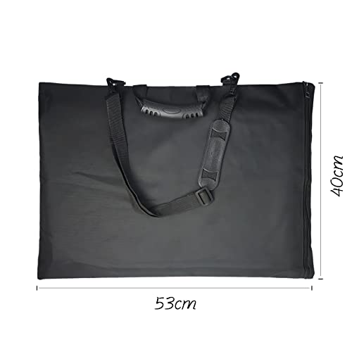 A3 Art Portfolio Bag Adjustable Artist Carrying Case 15" x 20" Artwork Storage Case Canvas Portable Art Supplies Organizer Bag for Artists Painters Beginners