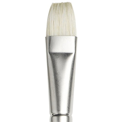 Winsor & Newton Artison Oil Hog Brush, Long Handle Size 10, Bright - size: #10, style: Bright
