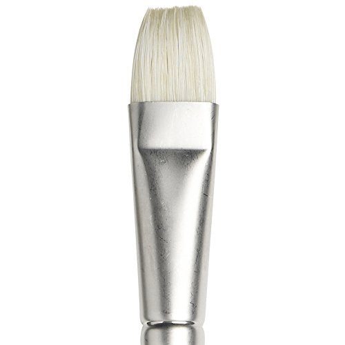 Winsor & Newton Artison Oil Hog Brush, Long Handle Size 10, Bright - size: #10, style: Bright