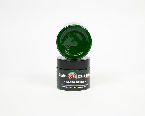 Eye Candy Resin Pigment Paste – Highly Pigmented Epoxy Color, 2 oz, Solid Non-Metallic, Mixable for Custom Shades (Kappa Green) - color: Kappa Green