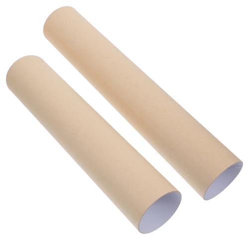 GANAZONO Extendable Scroll Storage Box 13.58 Inch Kraft Paper Calligraphy Scroll Holder Adjustable Painting Poster Document Mailing Tube - color: Khaki