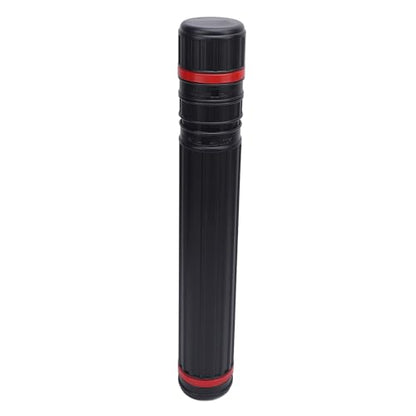 Poster Tube, Poster Tubes Document Tube with Strap Expandable Poster Storage Mailing Tube for Document Black Telescoping Drafting Tube Art Tool Small
