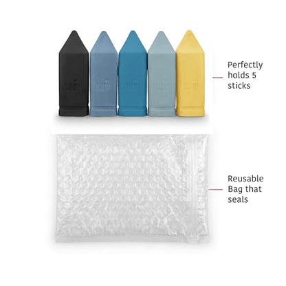 Urban Infant Non-Toxic Sidewalk Chalk for Toddlers and Kids - Washable Outdoor Jumbo Chalk - Starry Night - color: Starry Night