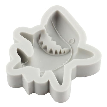 Shark Polymer Clay Mold Sea Animal Silicone Molds for DIY Crafts Air Dry Plaster Jewelry Making Polymer Clay Epoxy Resin Casting - color: Style B