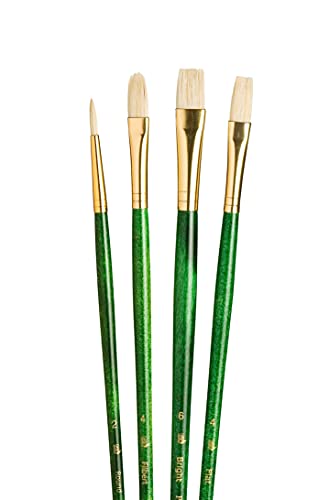 Princeton RealValue Paintbrush, Green - style: Set-9118