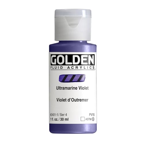 Golden Fluid Acrylics - Ultramarine Violet - 1 oz Bottle