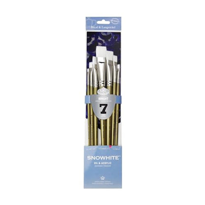 Snowhite Royal and Langnickel Brush Set, Bright, 7-Piece - style: Bright