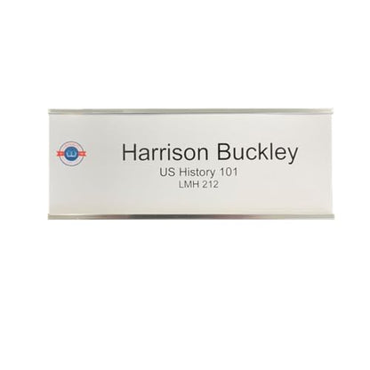 Perforated Paper Nameplate Inserts, Pack of 20 (8" x 3") - color: White, size: 8" x 3"