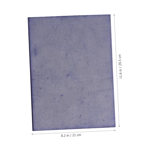 Uonlytech 100Pcs Blue Graphite Carbon Transfer Paper for Tracing Drawing Paper Canvas and More for Crafts and Design Projects