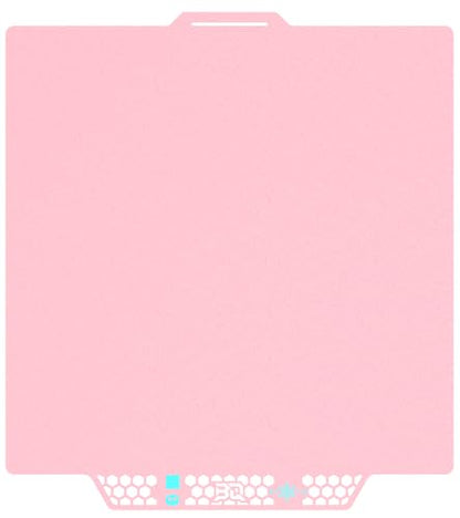 BIGTREETECH BIQU CryoGrip Pro Glacier-Pink 257x257MM for Bambu-Lab P1P/P1S/P2S/X1C/X2D/X1E/A1 3D Printers Panda Build Plate Double Sided Upgrade Removable Surface Platform - style: Glacier-Pink(P1P/P1S/P2S/X1C/X2D/X1E/A1)