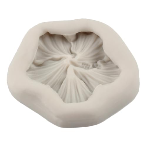 Hibiscus Flower Polymer Clay Mold Hibiscus Silicone Molds for DIY Crafts Epoxy Resin Casting Air Dry Polymer Clay Plaster Jewelry Making - color: Style O