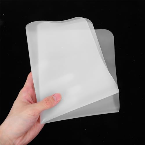 VICASKY 2pcs Silicone Table Mats Non-Stick and Heat Resistant Scratch Protection, Waterproof Dining Table Covers for Kitchen, Crafting, Work, and DIY Use, Suitable