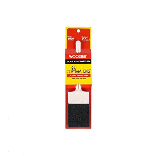 Wooster Brush 3103-2 Foam King Paintbrush, 2-Inch, White - size: 2 Inch