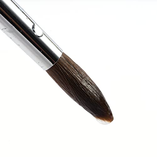 Watercolor Brushes Professional, Fuumuui 8Pcs Sable Paint Brush Set Variety Shapes with Flat, Round Pointed, Cat's Tongue Oval Wash Perfect for Watercolor Acrylic Gouache Inks Painting - color: Black