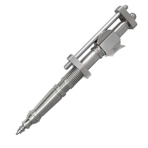 Dr. Metalleung Tactical Ballpoint Pen: Click Stainless Steel Retractable EDC Heavy Pen - Refillable, Designed for Smooth Office Writing & Gifts - style: Mechanical click pen