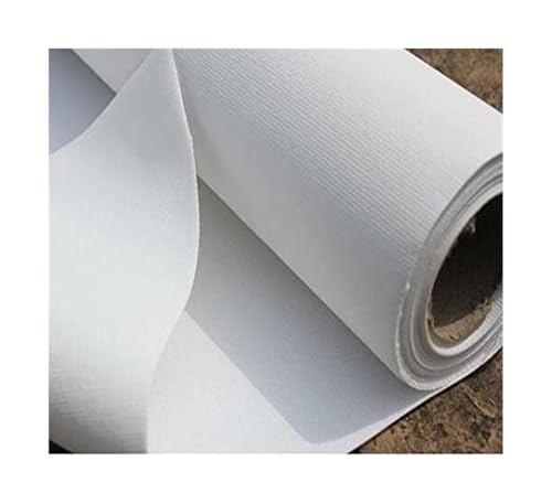 Cotton Canvas Roll, Canvas Roll for Painting Primed 0.28m x 5m Oil Acrylic Cotton Linen Multiple Materials(280g Pure Cotton) - color: 280g Pure Cotton