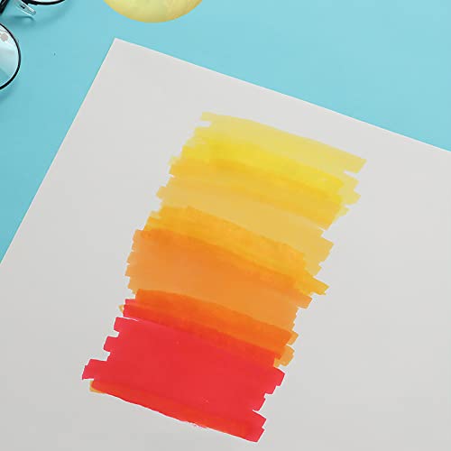 50 Sheets A4 Practice Marker Drawing Paper 8.3” x 11.7” Thick 120gsm Bleed-Proof for Marker Arts Beginners Painting Sketching Drawing Printing Paint Papers School Art Supplies - color: Mark Paper-50 Sheets