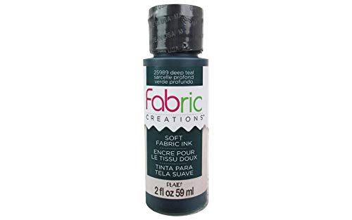 Fabric Creations Fabric Ink in Assorted Colors (2-Ounce), Deep Teal - color: Deep Teal