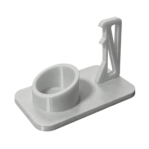 Paint Storage Rack Paint Holder for Miniature Models with Brush Drying Rack and Secure Bottle Slot Organizers - color: Gray