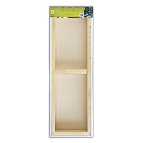 Artist's Loft 12" x 36" Level 3 Gallery Wrapped Heavy Duty Canvas - Archival, Acid Free Cotton Canvas for Acrylic and Oil Paint - Bulk 6 Pack - size: 12\ x 36\