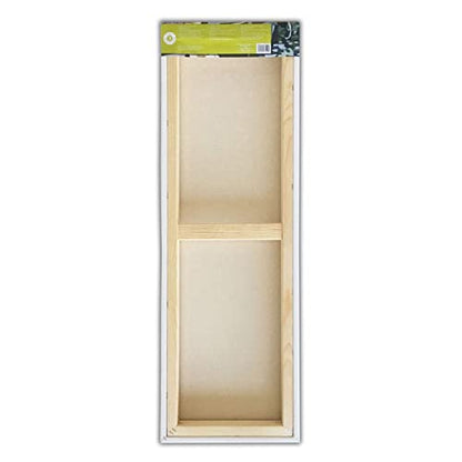 Artist's Loft 12" x 36" Level 3 Gallery Wrapped Heavy Duty Canvas - Archival, Acid Free Cotton Canvas for Acrylic and Oil Paint - Bulk 6 Pack - size: 12\ x 36\
