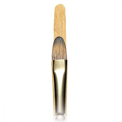 Winsor & Newton Monarch Short Filbert Long Handle Brush, Size 4 - size: #4, style: Short Filbert